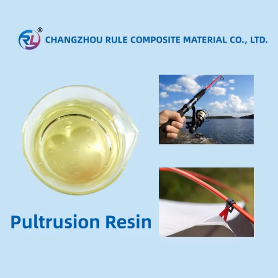 Résine polyester insaturée de bonne rigidité pour la pultrusion des cannes à pêche, des piquets de tente et des grilles